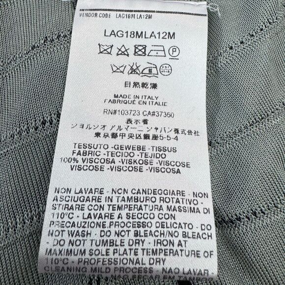 Giorgio Armani Zippered Viscose Sweater Jacket (EU 48/US 16) - Picture 10 of 11